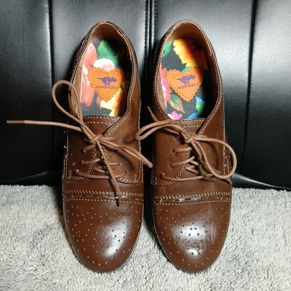 Rocket Dog Shoes - Rocket Dog Women's Size 9 Judson Brown Oxford Lace Up Shoes